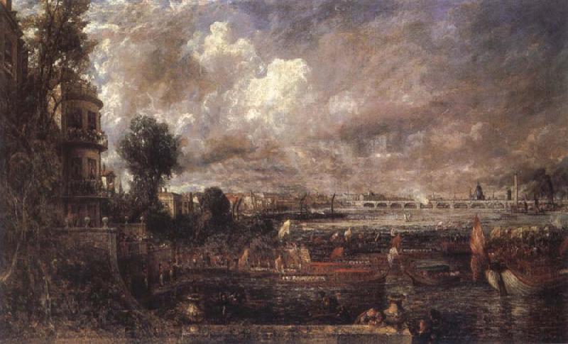 John Constable The Opening of Waterloo Bridge oil painting picture